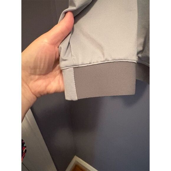 Puma Men's Large Gray Golf Pullover Quarter-Zip Lightweight Casual - Picture 4 of 11